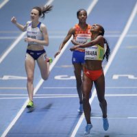 Sifan Hassan, Genzebe Dibaba,  Laura Muir (1)