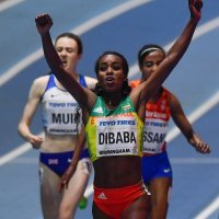 Sifan Hassan, Genzebe Dibaba,  Laura Muir (2)