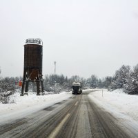 Zimski uvjeti uz snijeg i ledenu kišu na prometnicama u Brodsko-posavskoj županiji