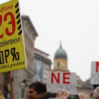 Prosvjed građana protiv LNG plutajućeg terminala