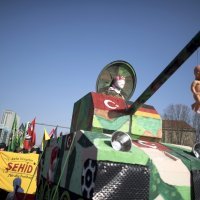 Prosvjed Kurda protiv turske ofenzive u Afrinu