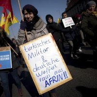 Prosvjed Kurda protiv turske ofenzive u Afrinu