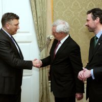 Andrej Plenković, David Davis i Andrew Dalgleish
