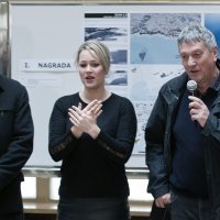 Andro Krstulović Opara i arhitekt Ante Kuzmanić