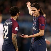 Dani Alves i Edinson Cavani