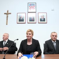 Predsjednica Kolinda Grabar Kitarović na predavanju u Hrvatskom generalskom zboru
