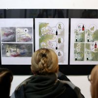 Izložba karikatura Davora Štambuka u studenom 2017. u Galeriji Beck (1)