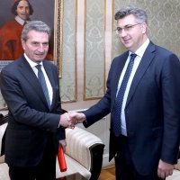 Gunther Oettinger u Hrvatskoj