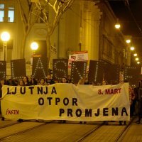 Noćni marš u Zagrebu