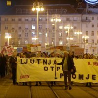 Noćni marš u Zagrebu