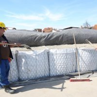Predsjednica obišla područje gdje se postavljaju box-barijere za zaštitu od poplave