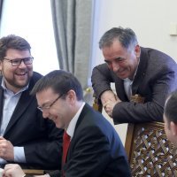 Peđa Grbin, Arsen Bauk, Milorad Pupovac, Siniša Hajdaš Dončić