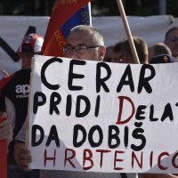 Prosvjed protiv novog koncesionara Luke Koper