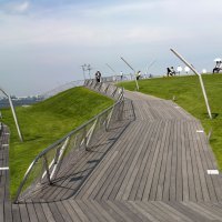 Međunarodni putnički terminal u japanskoj luci Yokohama, Farshid Moussavi i Alejandro Zaera-Polo, 1995.