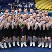 Ceremonija dodjele medalja na Svjetskom prvenstvu u sinkroniziranom klizanju