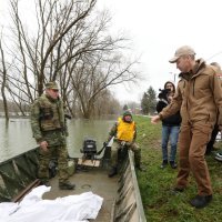 Andrej Plenković i Damir Krstičević obišli poplavljeno područje