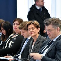 Gabrijela Žalac, Zdravko Marić, Martina Dalić, Andrej Plenković