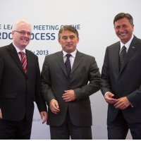Ivo Josipović, Željko Komšić, Borut Pahor