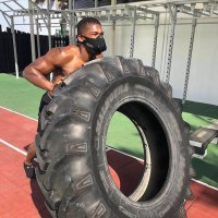 Anthony Joshua na treningu