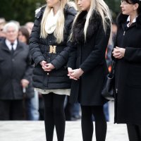 Stjepan Tuđman s kćerima Nerom i Ana Marijom