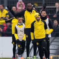 Usain Bolt - na treningu Borussije