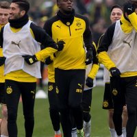 Usain Bolt - na treningu Borussije