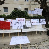 Prosvjed u Makarskoj