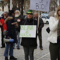 Prosvjed u Makarskoj