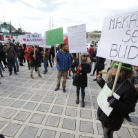 Prosvjed u Makarskoj