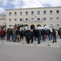 Prosvjed u Makarskoj