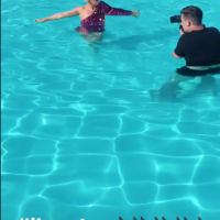 Maja Šuput snimanje spota u Dubaiju