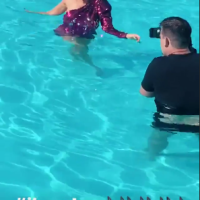 Maja Šuput snimanje spota u Dubaiju