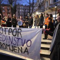 Noćni marš žena u Rijeci