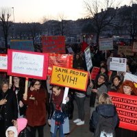 Noćni marš žena u Rijeci