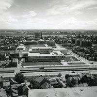 Pogled duž Ulice Đure Salaja (danas Ulica Ivana Lučića) prema Savi, 1963.