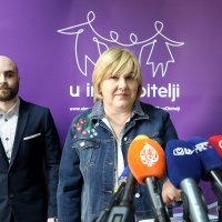 Luka Mlinarić i Željka Markić