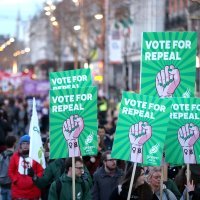Marš za legalizaciju pobačaja u Dublinu 8.3.2018.