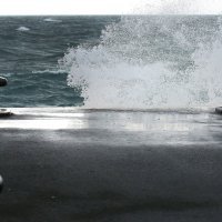 Jako jugo na području Splita stvara velike valove