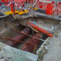 Rupa na križanju Zagrebačke avenije i Nove Ceste