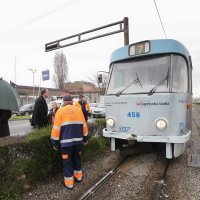 Sudar tramvaja u Zagrebu