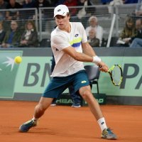 Davis Cup Hrvatska - Kazahstan,  Marin Čilić - Dmitry Popko (09)