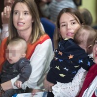 Ana i Lucija Zaninović sa sinovima