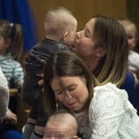 Ana i Lucija Zaninović sa sinovima