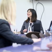 Ministrica Blaženka Divjak u OŠ Ivana Cankara u Zagrebu