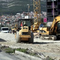 Prometna gužva u Solinu zbog gradnje nadvožnjaka