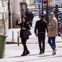 Obitelj Davida Komšića na izlasku iz suda