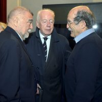 Stjepan Mesić, Budimir Lončar i Zoran Pusić