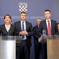 Martina Dalić, Andrej Plenković, Fabris Peuško, Irena Weber