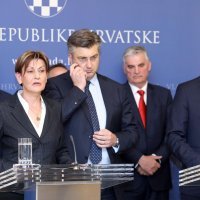 Martina Dalić, Andrej Plenković, Fabris Peuško