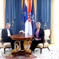 Sauli Niinistö i Kolinda Grabar Kitarović